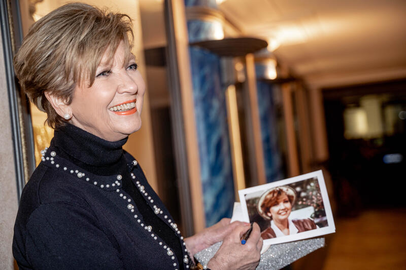 Carolin Reiber bei der Premiere von der Sittich ( La Parruche ) am 12. Januar 2022 in der Komödie im Bayerischen Hof. * Carolin Reiber at the premiere of Der Sittich ( La Parruche ) on January 12, 2022 in the Comedy in the Bayerischer Hof in Munich, Germany.