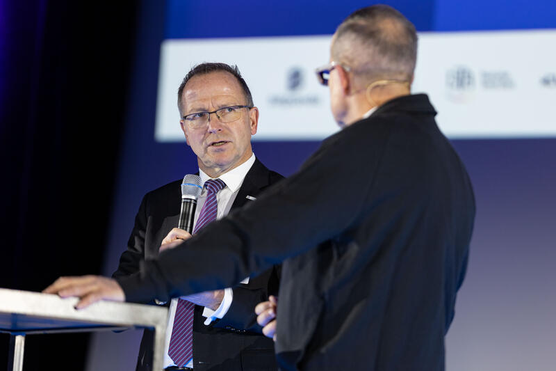 Jörg Ammon beim Sport Marke Medien am Media Day der ISPO 2024, einer Fachmesse und Business-Festival für die Sport-, Lifestyle-, Health- und Techindustrie am 02.12.2024 in München.   --   Joerg Ammon at the Sport Marke Medien at the Media Day of the ISPO 2024, a trade fair and business festival fot the sports, lifestyle and tech industry on December 2nd, 2024 in Munich, Germany.
