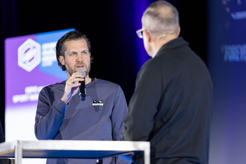 Arne Freundt, CEO Puma SE, beim Sport Marke Medien am Media Day der ISPO 2024, einer Fachmesse und Business-Festival für die Sport-, Lifestyle-, Health- und Techindustrie am 02.12.2024 in München.   --    Arne Freundt, CEO Puma SE, at the Sport Marke Medien at the Media Day of the ISPO 2024, a trade fair and business festival fot the sports, lifestyle and tech industry on December 2nd, 2024 in Munich, Germany.