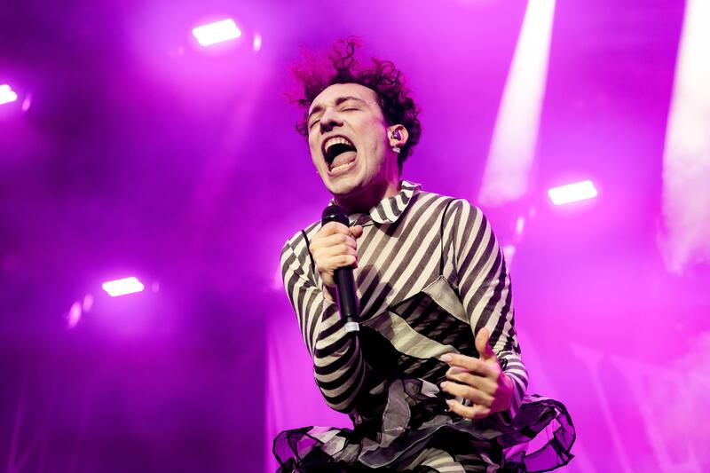 Konzert von Nemo beim Stars in town-Festival in Schaffhausen am 2. August 2025.    Concert by Nemo at the Stars in town festival in Schaffhausen on August 2, 2025.