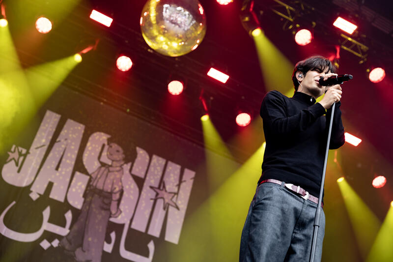 Jassin Awadallah Konzert beim Superbloom Festival am 30.08.2025 in München.   --   Jassin Awadallah concert at the Superbloom festival on August 30, 2025 in Munich, Germany.