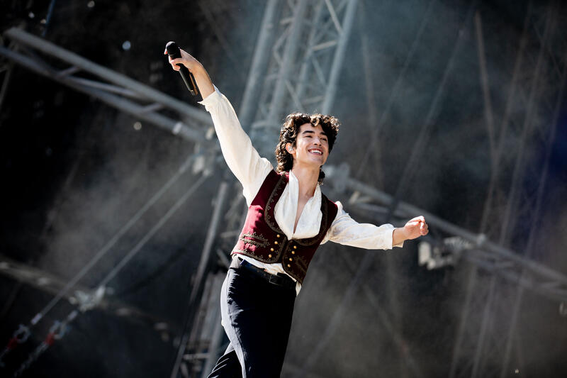 Conan Gray Konzert beim Superbloom Festival am 31.08.2025 in München.   --   Conan Gray concert at the Superbloom festival on August 31, 2025 in Munich, Germany.