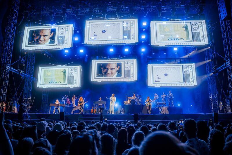 Hozier Konzert beim Superbloom Festival am 31.08.2025 in München. -- Hozier concert at the Superbloom festival on August 31, 2025 in Munich, Germany.