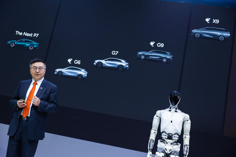 Brian Gu Hongdi, vice chairman, bei der Pressekonferenz von Guangzhou Xiaopeng Motors Technology Co., Ltd. - XPeng Motors am Media Day der IAA Mobility am 08.09.2025 in München.   --    Brian Gu Hongdi, vice chairman, at the press conference of Guangzhou Xiaopeng Motors Technology Co., Ltd. - XPeng Motors on the Media Day of the IAA Mobility on Septmber 08, 2025 in Munich, Germany.