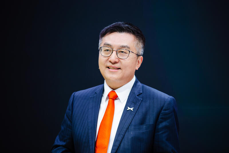 Brian Gu Hongdi, vice chairman, bei der Pressekonferenz von Guangzhou Xiaopeng Motors Technology Co., Ltd. - XPeng Motors am Media Day der IAA Mobility am 08.09.2025 in München.   --    Brian Gu Hongdi, vice chairman, at the press conference of Guangzhou Xiaopeng Motors Technology Co., Ltd. - XPeng Motors on the Media Day of the IAA Mobility on Septmber 08, 2025 in Munich, Germany.