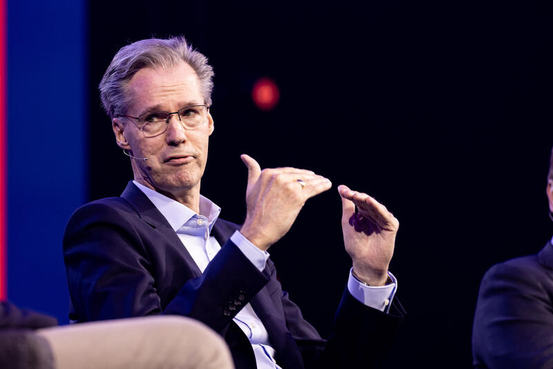 Markus Heyn, Robert Bosch, bei der IAA Conference auf der IAA Mobility am 09.09.2025 in München.   --   Markus Heyn, Robert Bosch, at the IAA Conference at the IAA Mobility on September 9, 2025 in Munich, Germany.