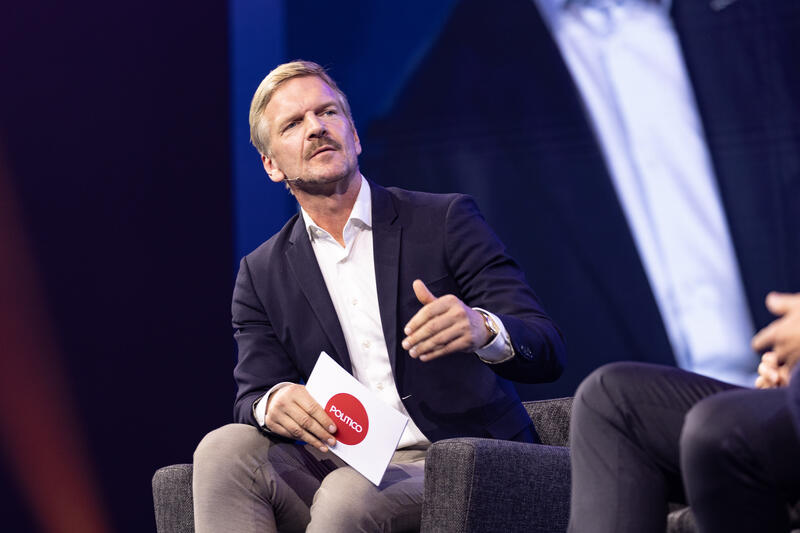 Gordon Repinski, POLITICO, bei der IAA Conference auf der IAA Mobility am 09.09.2025 in München.   --   Gordon Repinski, POLITICO, at the IAA Conference at the IAA Mobility on September 9, 2025 in Munich, Germany.