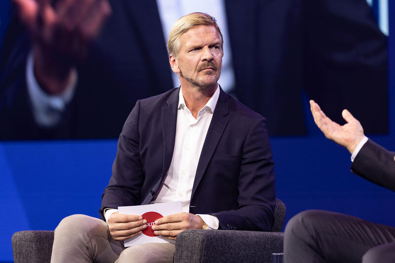 Gordon Repinski, POLITICO, bei der IAA Conference auf der IAA Mobility am 09.09.2025 in München.   --   Gordon Repinski, POLITICO, at the IAA Conference at the IAA Mobility on September 9, 2025 in Munich, Germany.