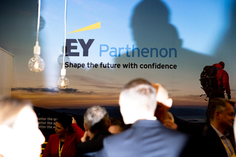 EY bei der Internationalen Fachmesse für Immobilien und Investitionen Expo Real am 6.10.2025 in München.   --  EY at the International Trade Fair for Property and Investment Expo Real in Munich, Germany on October 6, 2025.