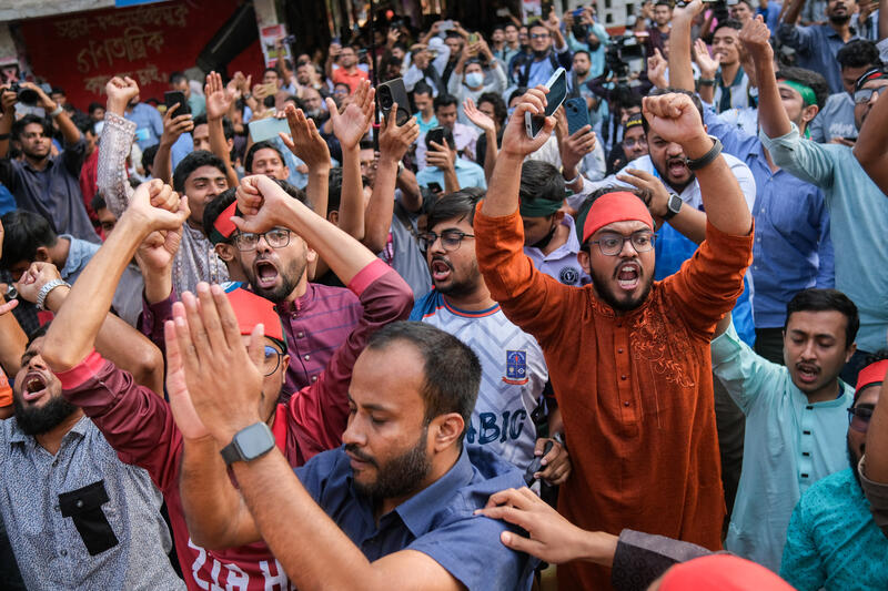 Reaktionen auf das Todesurteil für Sheikh Hasina in Dhaka - von Tahseen Muhin