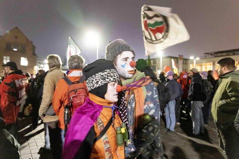 Proteste gegen die AfD-Jugend in Gießen