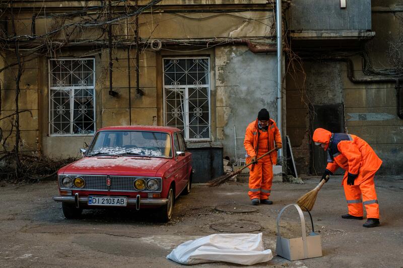 Aftermath of Russian Attack on Odesa - by Lukasz Mackiewicz