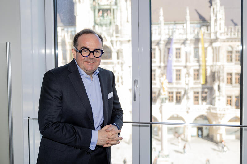 Pressekonferenz der CSU zum Wahlkampfendspurt in München - von Alexander Pohl