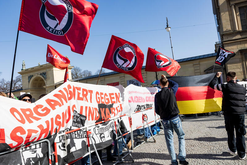 AfD Wahlkampfkundgebung in München - von Alexander Pohl