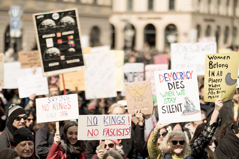 No Kings Protest in München - von Alexander Pohl 