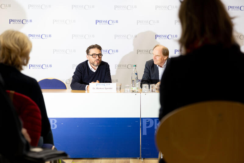 Markus Speidel im Presseclub München - von Alexander Pohl