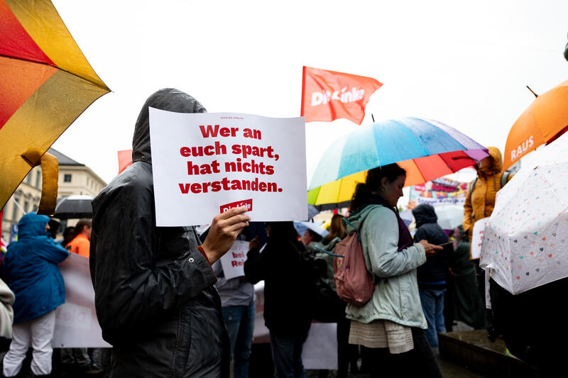 Protest gegen Gesundheitsreform in München - von Alexander Pohl