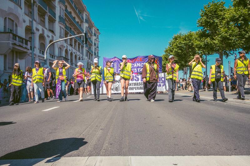Anti-G7-Protest in Genf - von Cécile Bessire