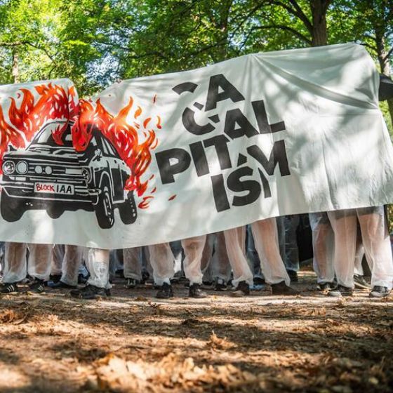 Großdemonstration gegen die IAA in München