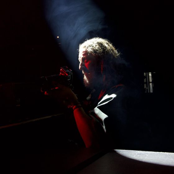 Konzertfotograf Heiko Becker bei einem Konzert in Berlin